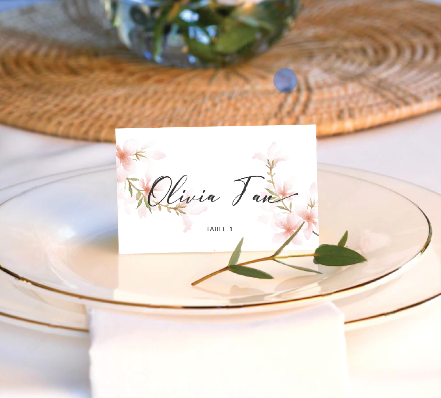 Glamorous Place Card
