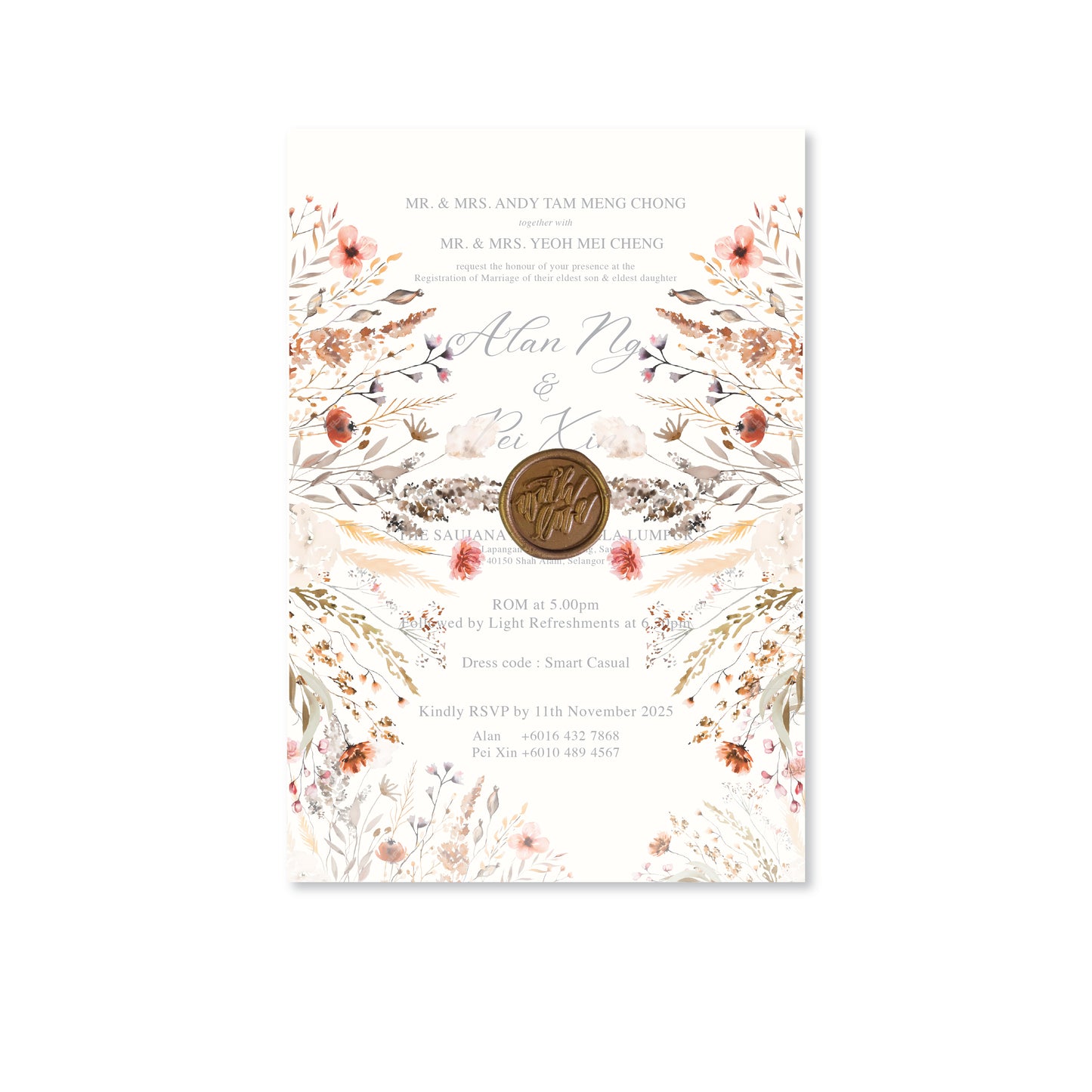 Velvet Glow Invitation