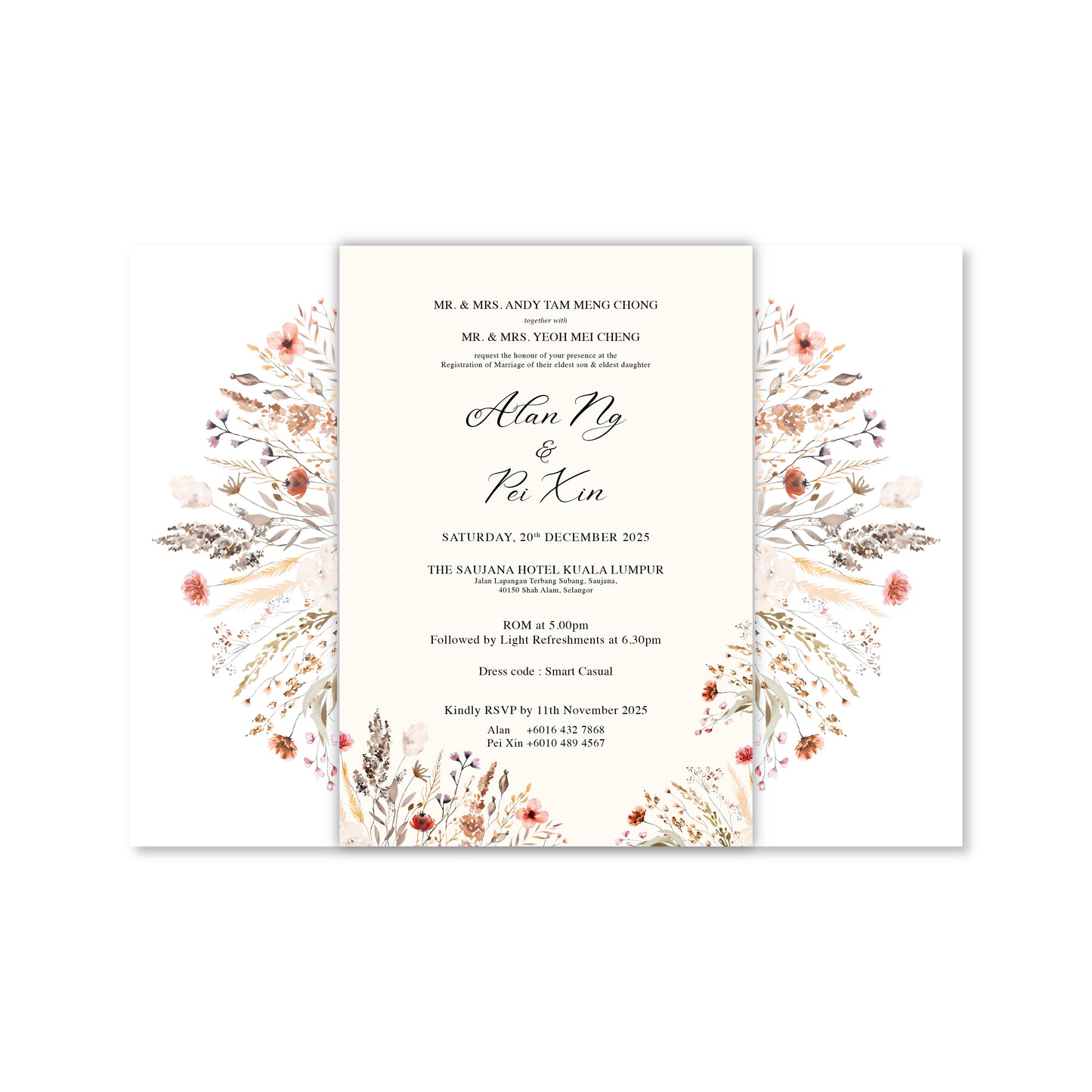 Velvet Glow Invitation
