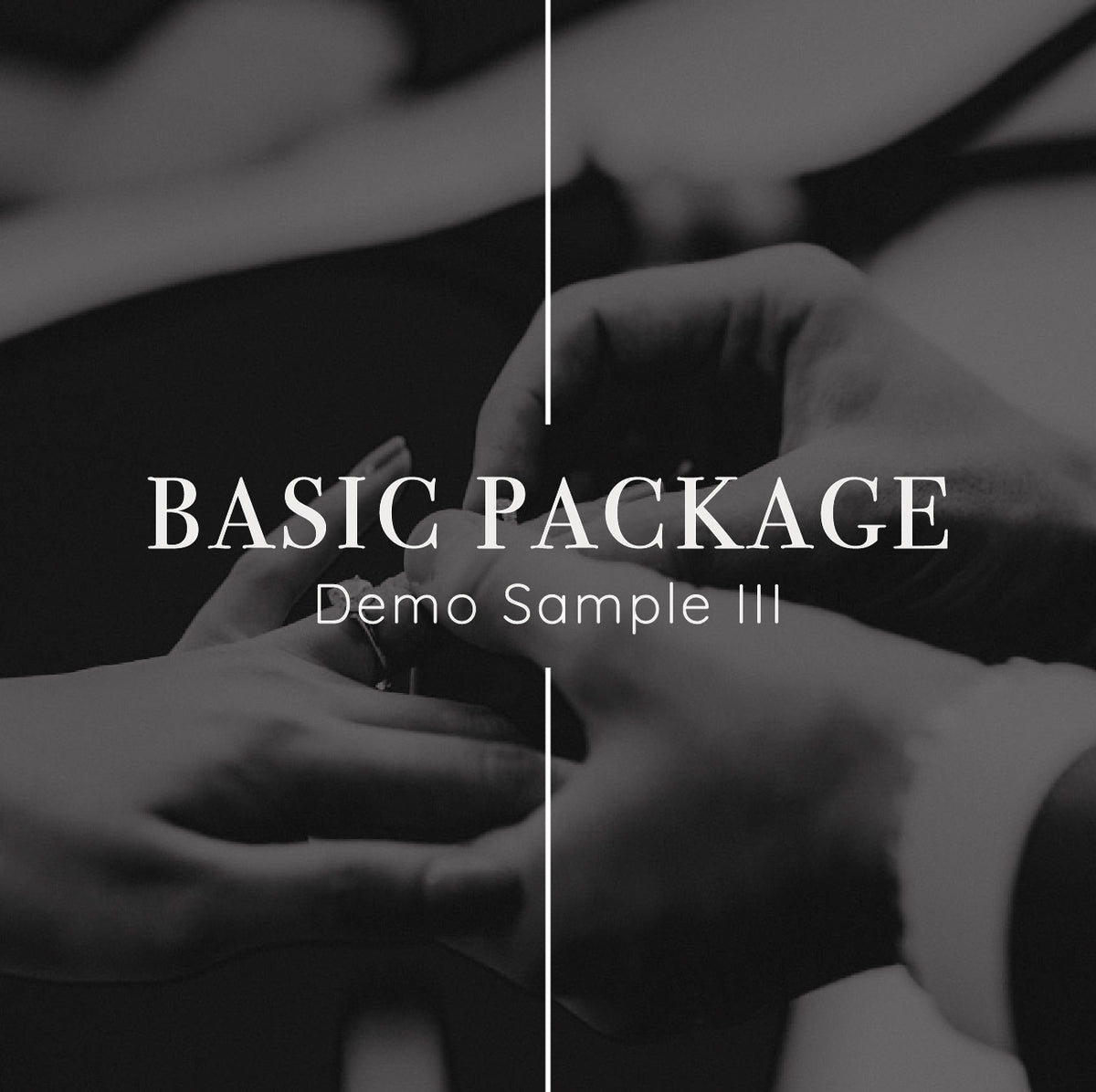 Basic Package Photo Basic Package Sample – designbyc